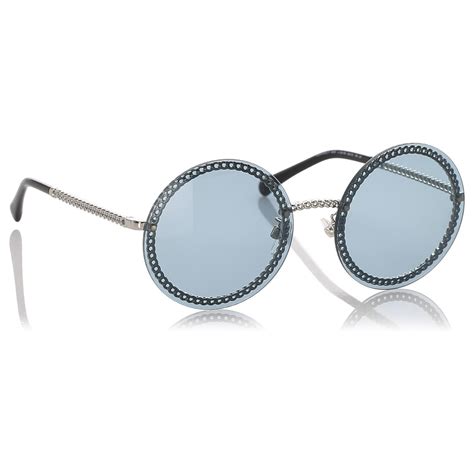 lunette solaire chanel ronde|lunette de soleil Chanel femme.